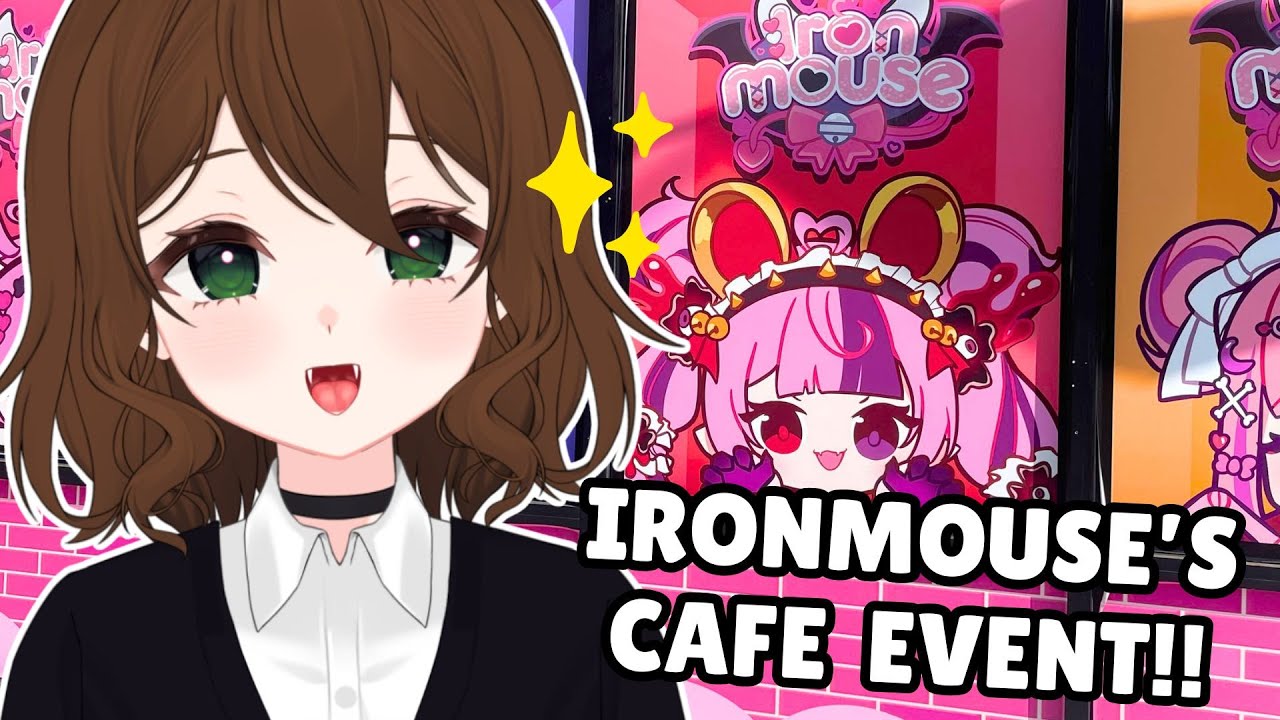I Visited Ironmouse's Birthday Cafe!! ✨