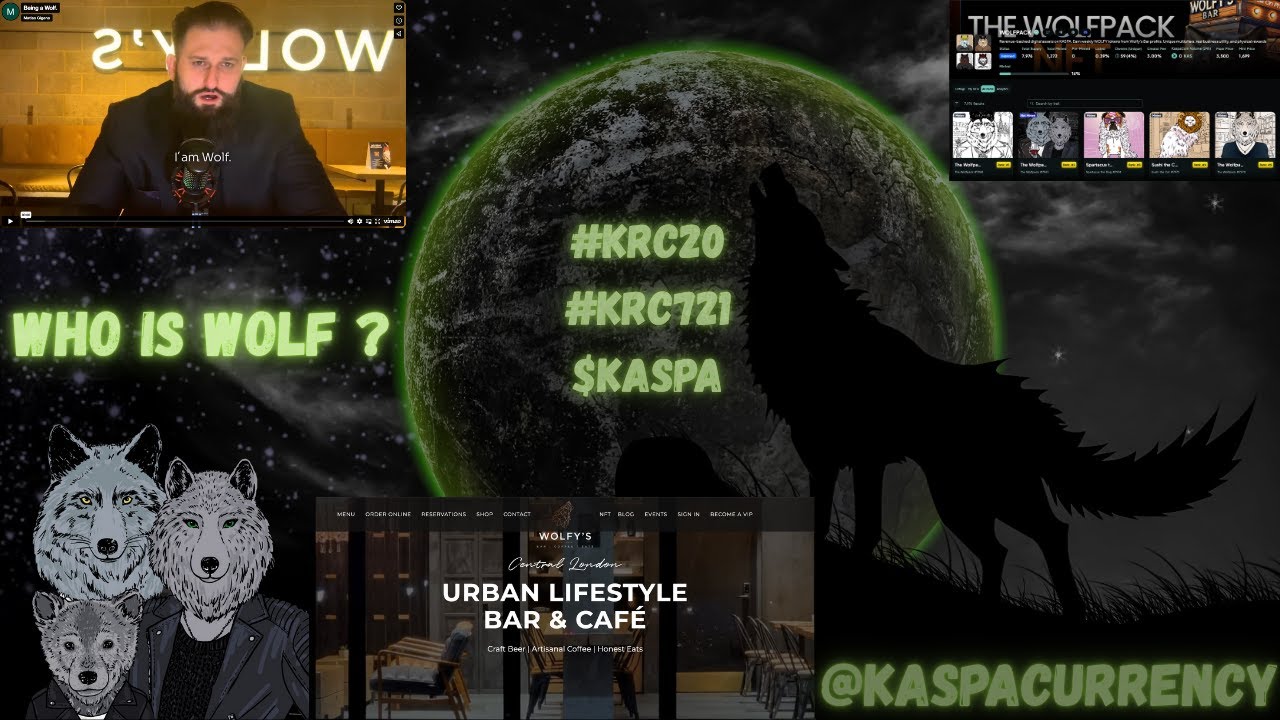 What is $WOLFY's Bar Project On $KASPA Blockchain ? Let's Find Out Today $WOLFY $KAS #KRC721 #KRC20