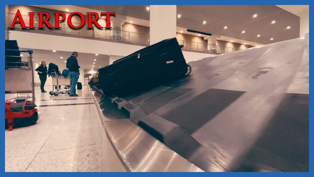 Serene Airport Ambience: Relaxing Baggage Claim Sounds