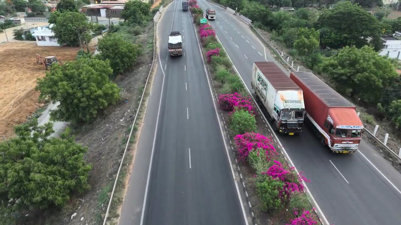 4K HDR 120FPS | Nellore National Highway Drone View Near Medicover Hospital | Cinematic Aerial Show
