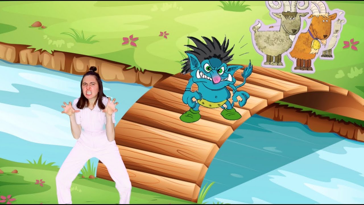 The Three Billy Goats Gruff - Drama Lesson for Kids!