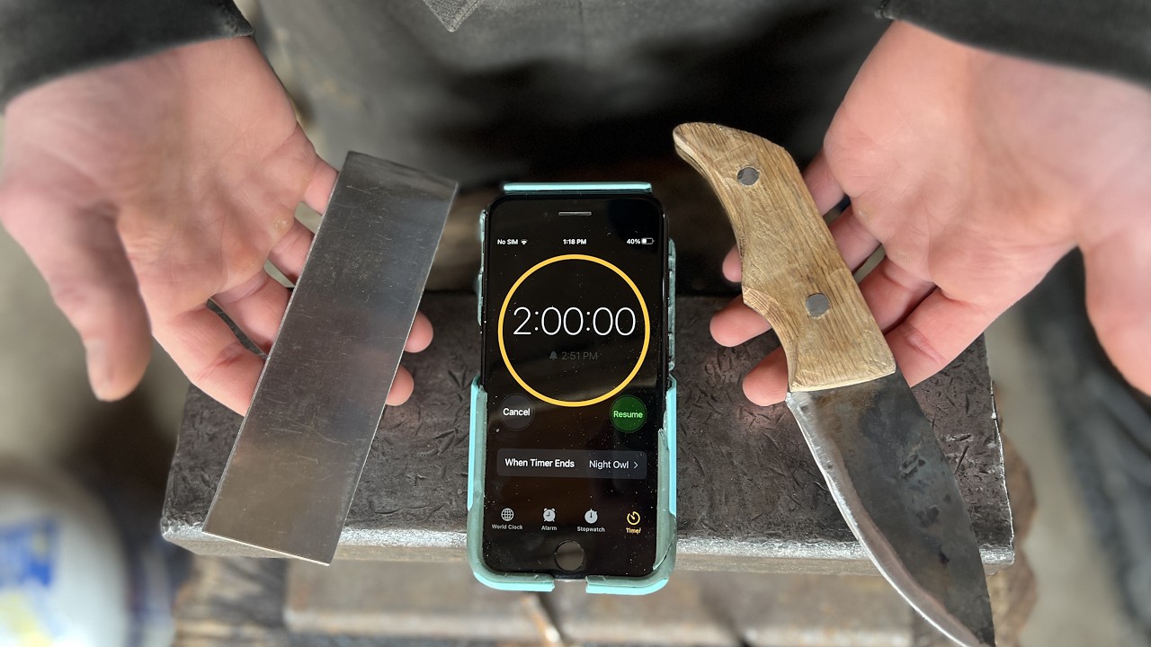 Can I Make a Knife in Two Hours?! Bladesmithing Challenge