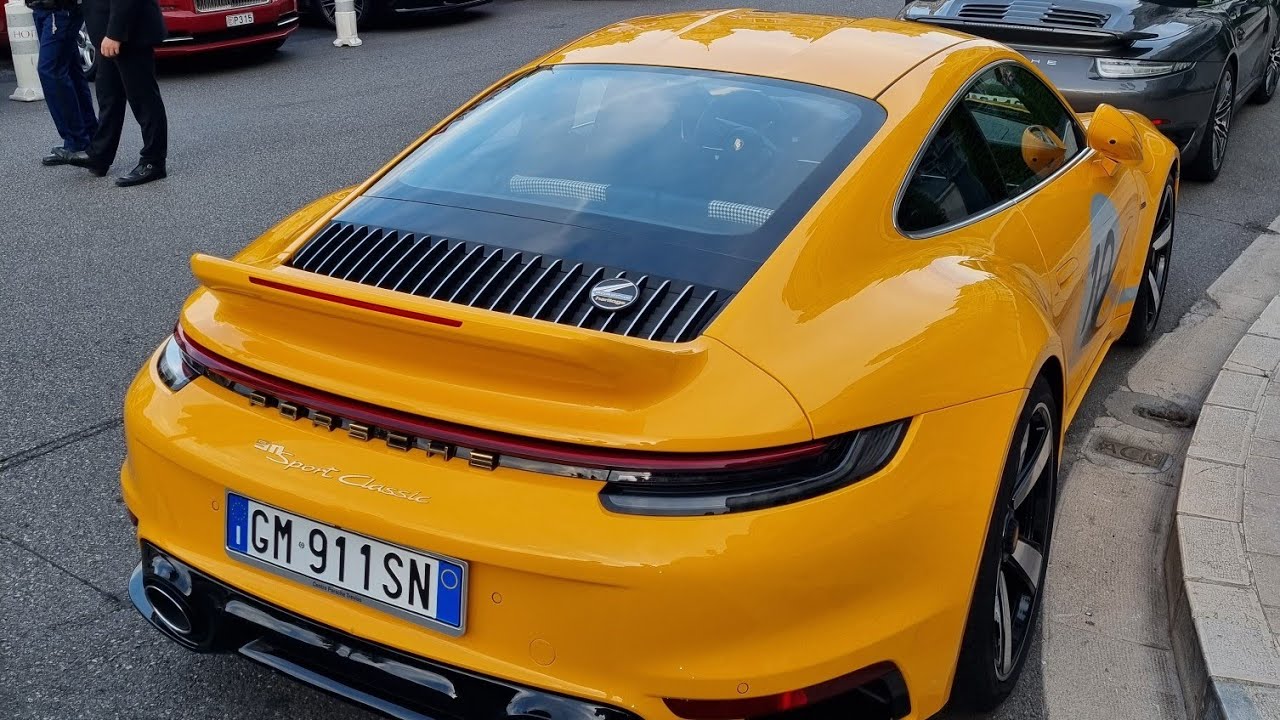 The NEW Porsche 992 Sport Classic in Monaco - Driving & Exhaust Sounds!