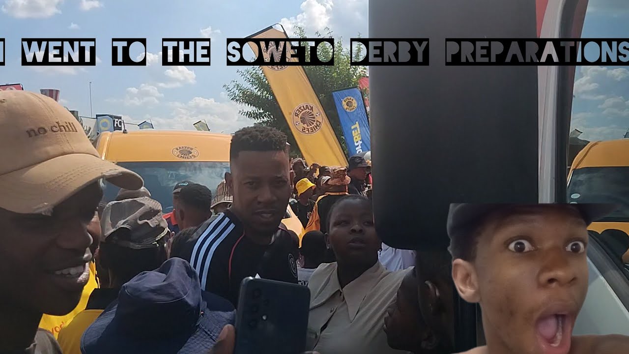 I went to the Soweto Derby Preparations (Vlog, I met Happy Jele !!!!) ✌🏽💛