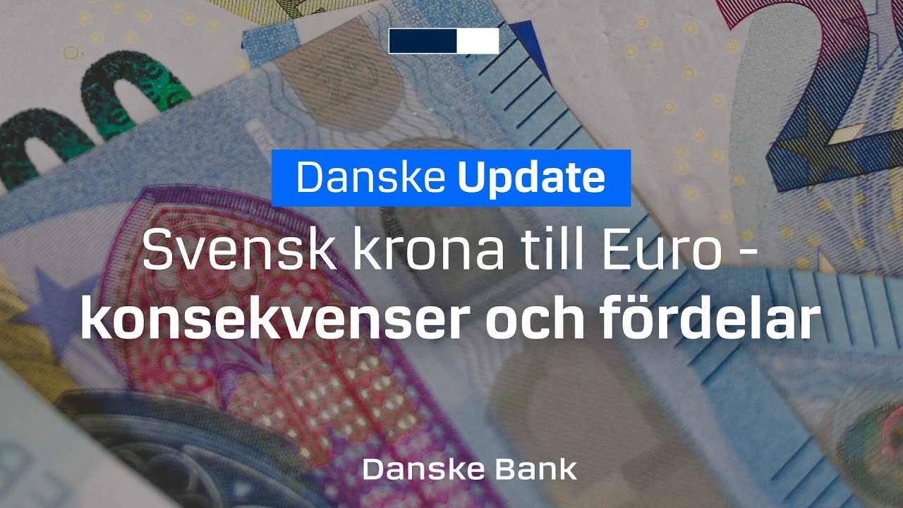Svensk krona till euro - konsekvenser och fördelar