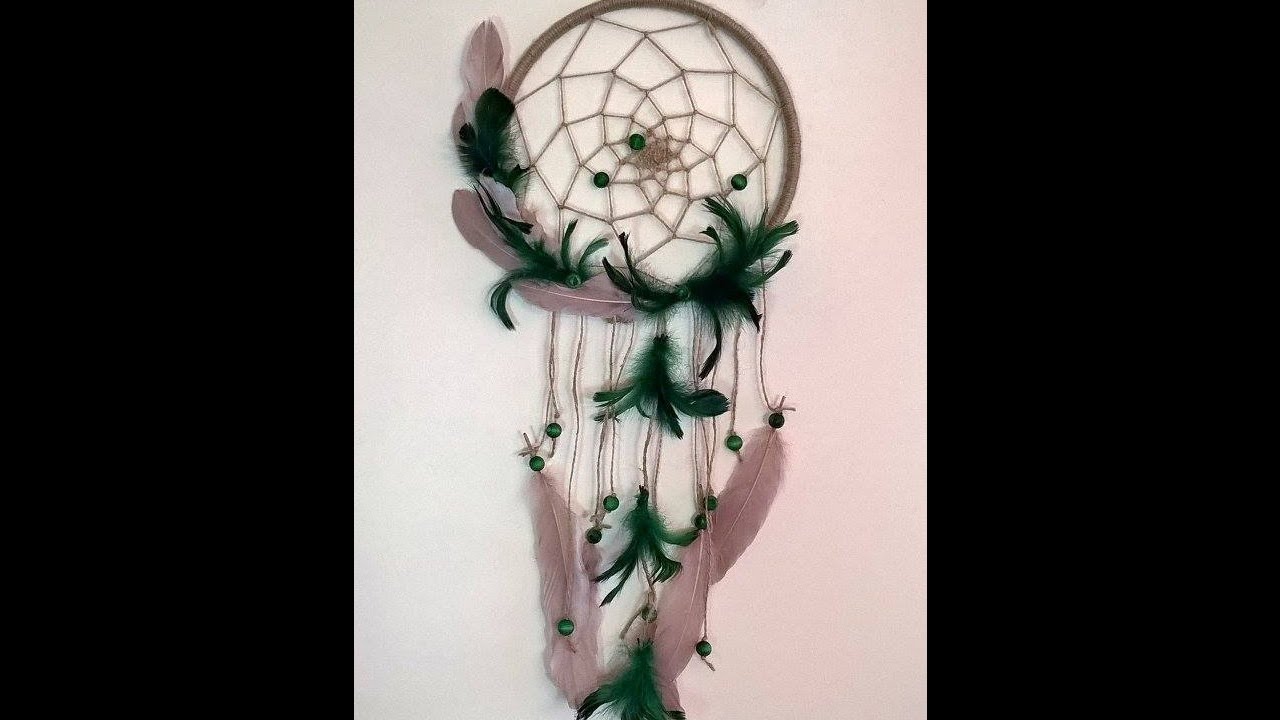 ŁAPACZ SNÓW ... jak wyplatać środek ...część 1 ... DREAMCATCHER