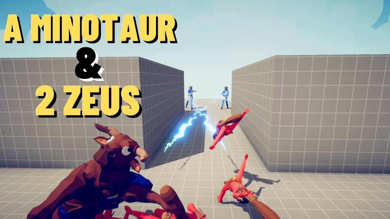 2 ZEUS & 1 Minotaur ❌EVERY FACTION - TABS - Totally Accurate Battle Simulator