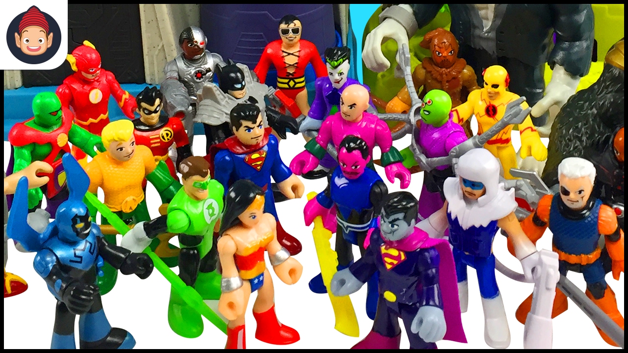 Imaginext Hall of Doom Unboxing - Justice League Battles Legion of Doom With Batman Superman Flash