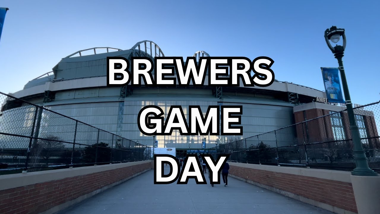 Milwaukee Brewers Walk Off Game Playing the Seattle Mariners with Stadium walk around Milwaukee, WI