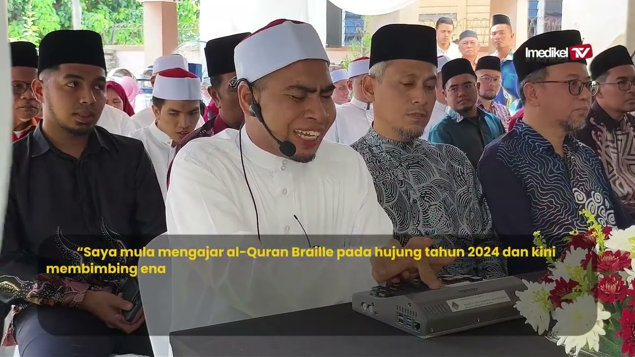TRAGEDI MERCUN UBAH TAKDIR, USTAZ MUDA BANGKIT MELALUI AL-QURAN BRAILLE | Imedikel TV