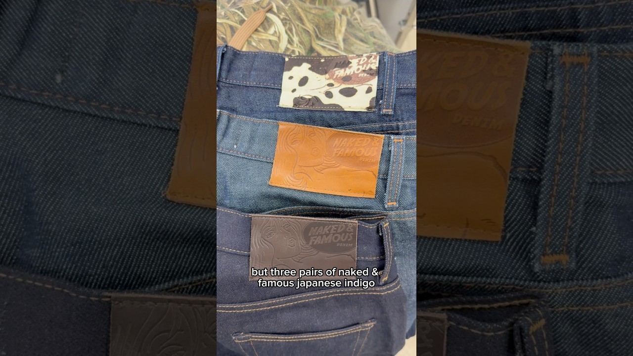 Я СНЯЛА 3 ПАРЫ ЯПОНСКОГО ДЕНИМА С КРОМКОЙ!👖 (Бережливое отношение) #бережливость #бережливоеотнош...