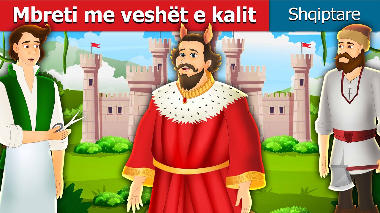 Mbreti me veshët e kalit | The King With Horse Earsin Albanian | @AlbanianFairyTales
