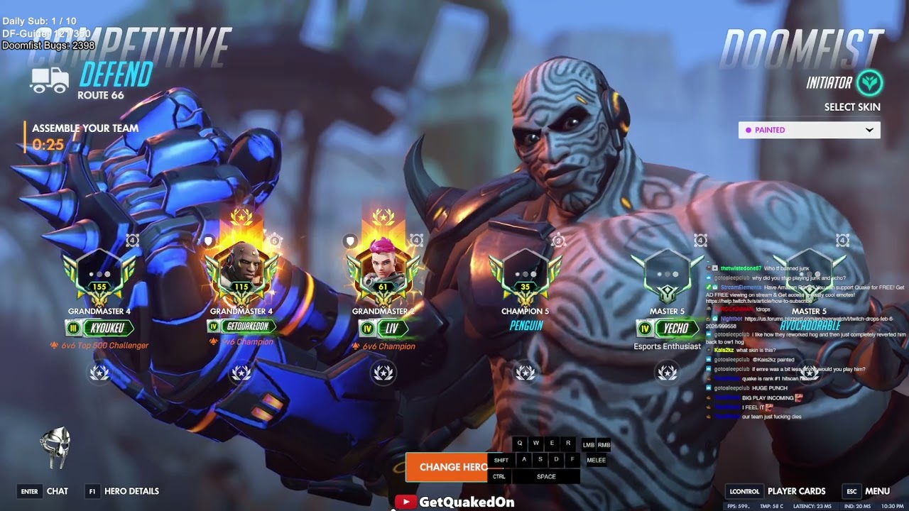 Overwatch 2 Rollout Doomfist God GetQuakedOn Tough Times For Doomfist Mains Vol. 99