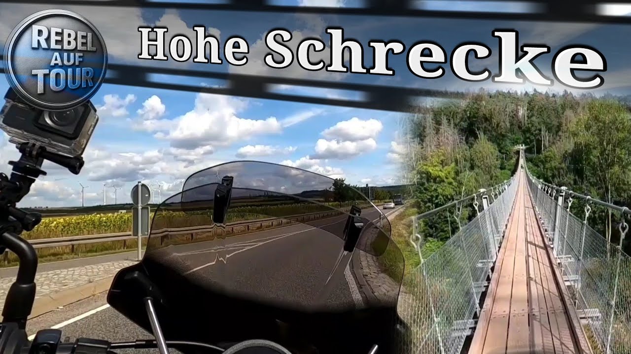 Mopedtour🏍 und Waldwanderung🌲 zur Hängeseilbrücke Braunsroda #hondarebel 