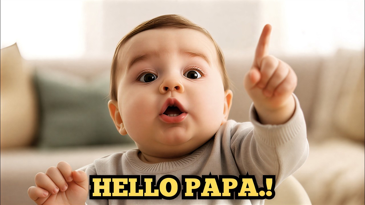 Cute Baby Calling Papa 😂👶 | “Allo Papa” in Funny Voice | Viral Kids Moment 2026