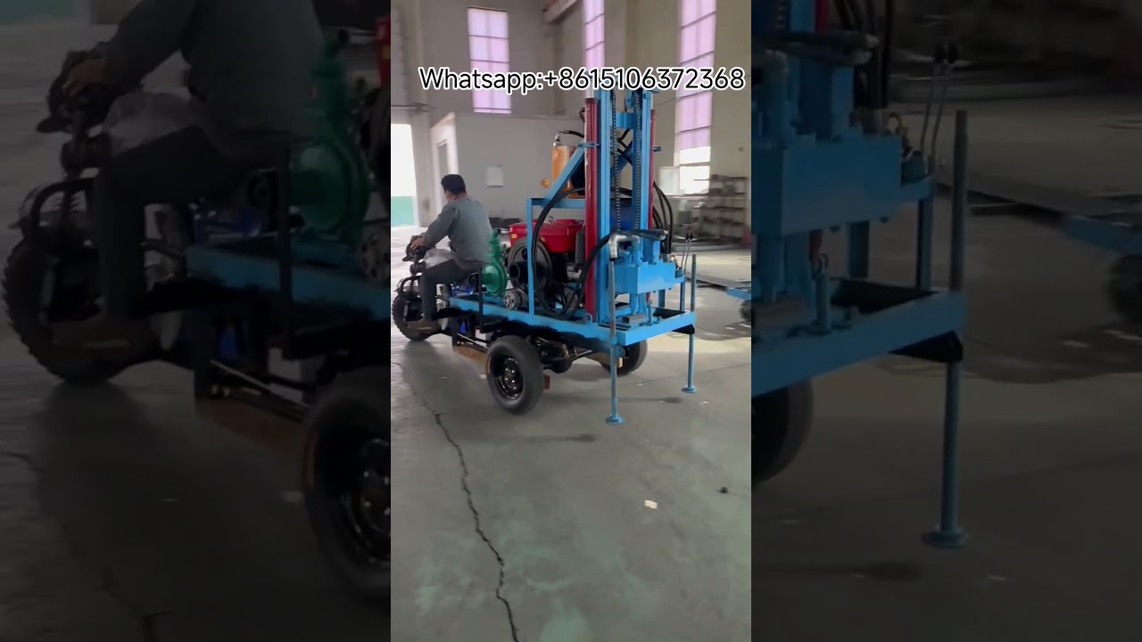 Drilling rig for sale at good qualitywhatsapp/wechat:+8615106372368 #drillingrig #machine
