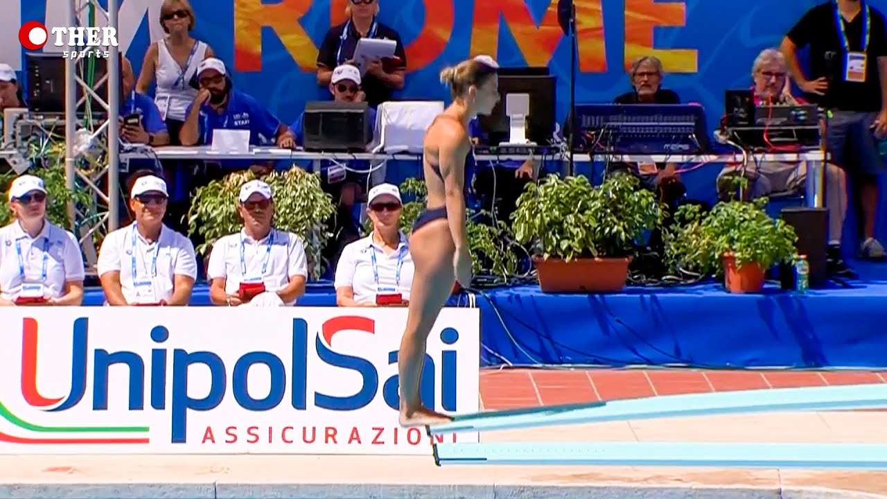 The Best Dives of Caroline Kupka at Women's 1m Springboard Diving