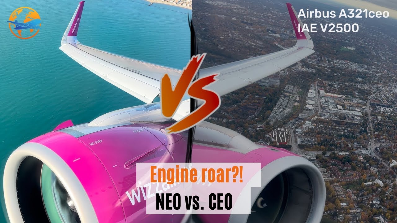 Who has the better engine sound? Airbus A321neo vs. Airbus A321ceo | IAE V2500 vs. PW1000G