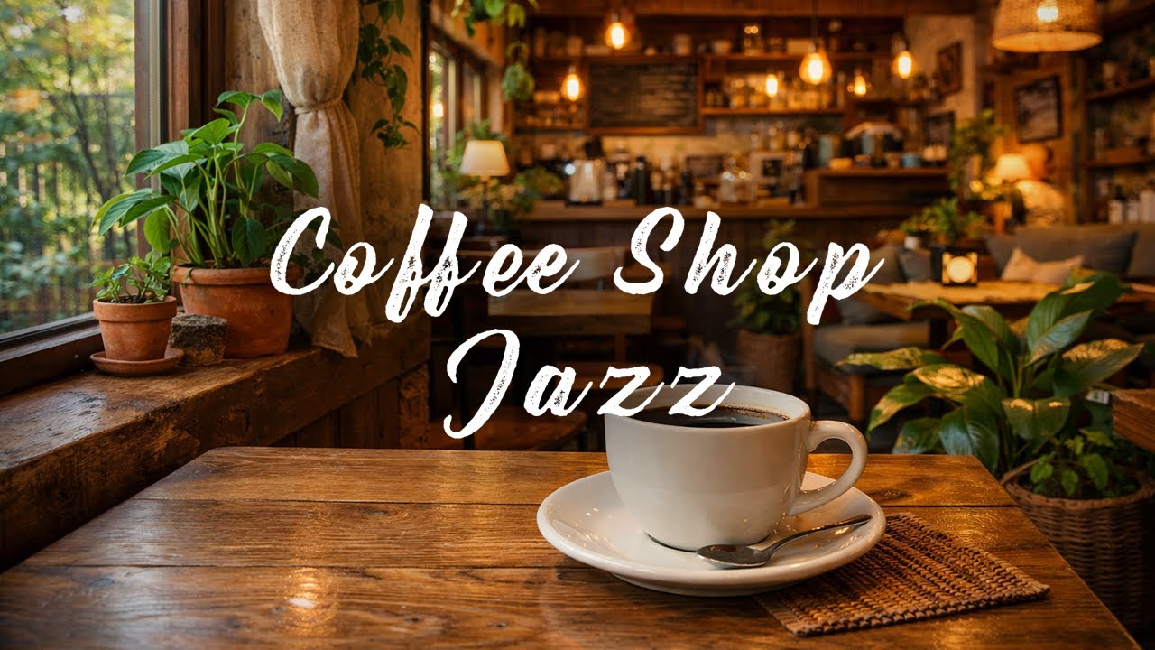 Relaxing Coffee Shop ☕ Gentle Cafe Ambience for Work & Study