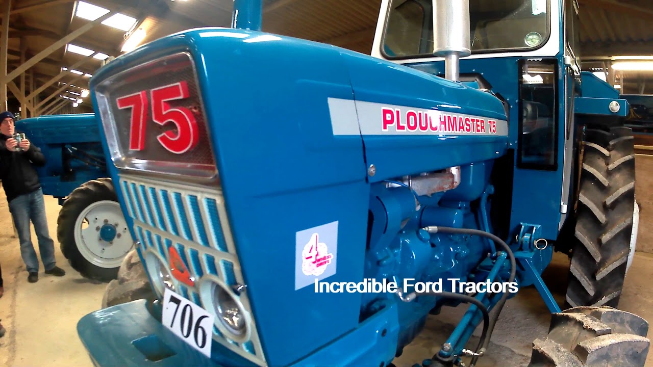 1974 Ford Roadless Ploughmaster 75 3.8 Litre 4-Cyl Diesel 4x4 Tractor (75HP)