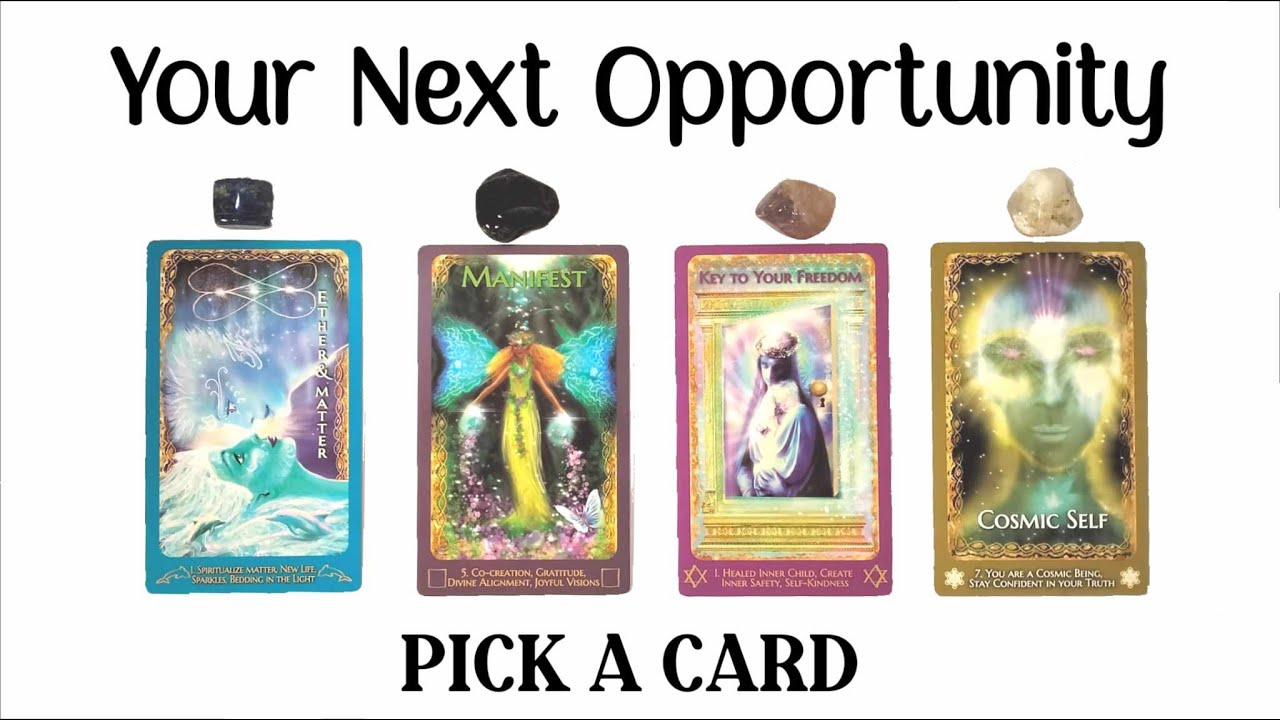 PICK A CARD 💜 Your Next Opportunity 🎁🙏