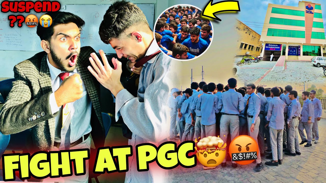 Big Fight At Punjab College😳🔥|Stuck Of Ogye Sb😭🙏