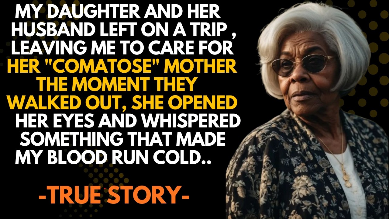HER STORY👵💔They Left Me With Her “Comatose” Mother — The Moment They Walked Out, She Opened Her Eyes
