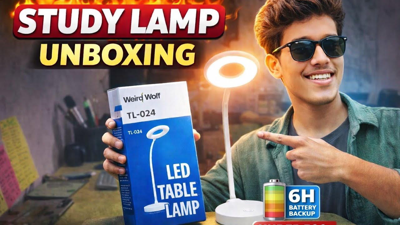 👉 ₹500 ke andar BEST Study Lamp? 🔥 | Weird Wolf TL-024 Honest Review