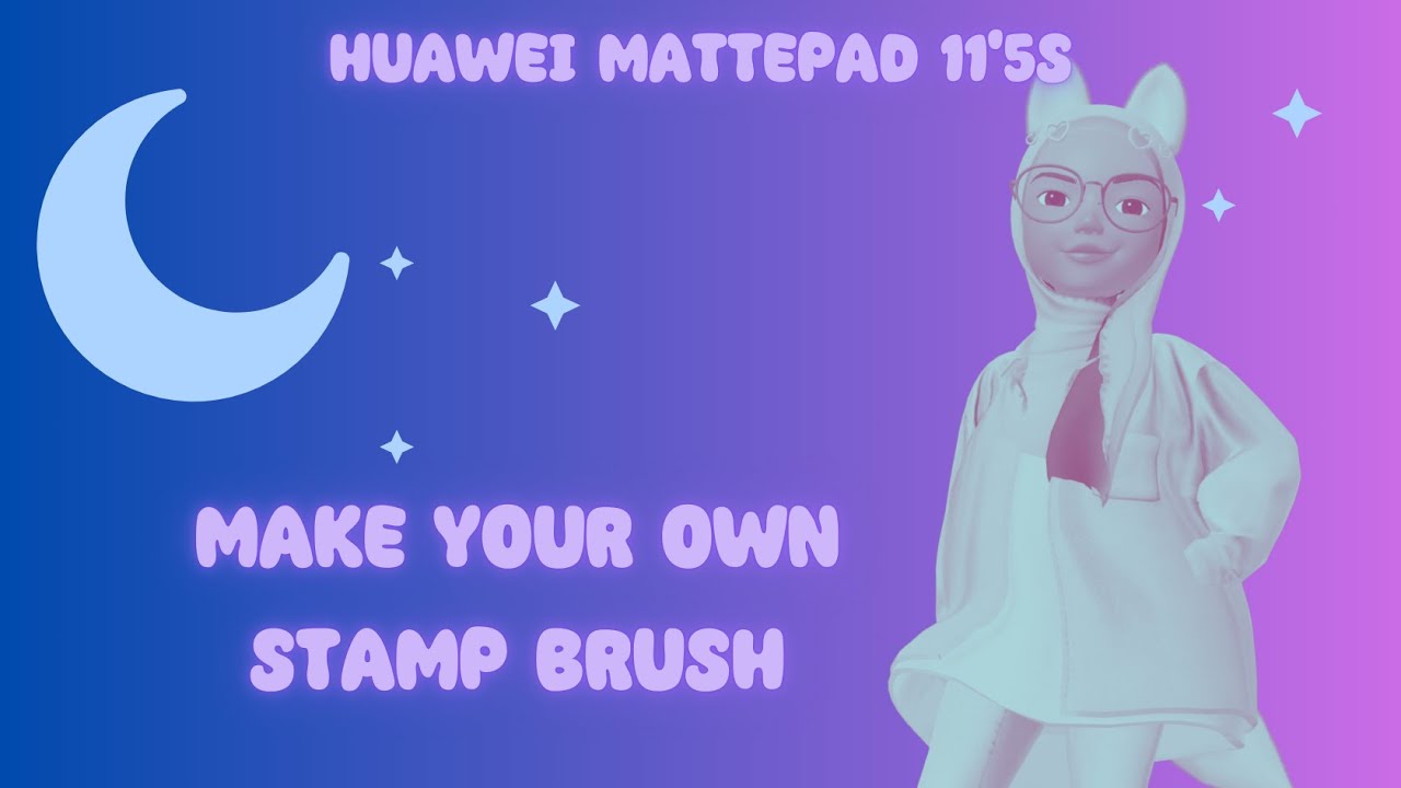 Make Your Own Stamp Brush Using GoPaint Huawei Mattepad 11'5s