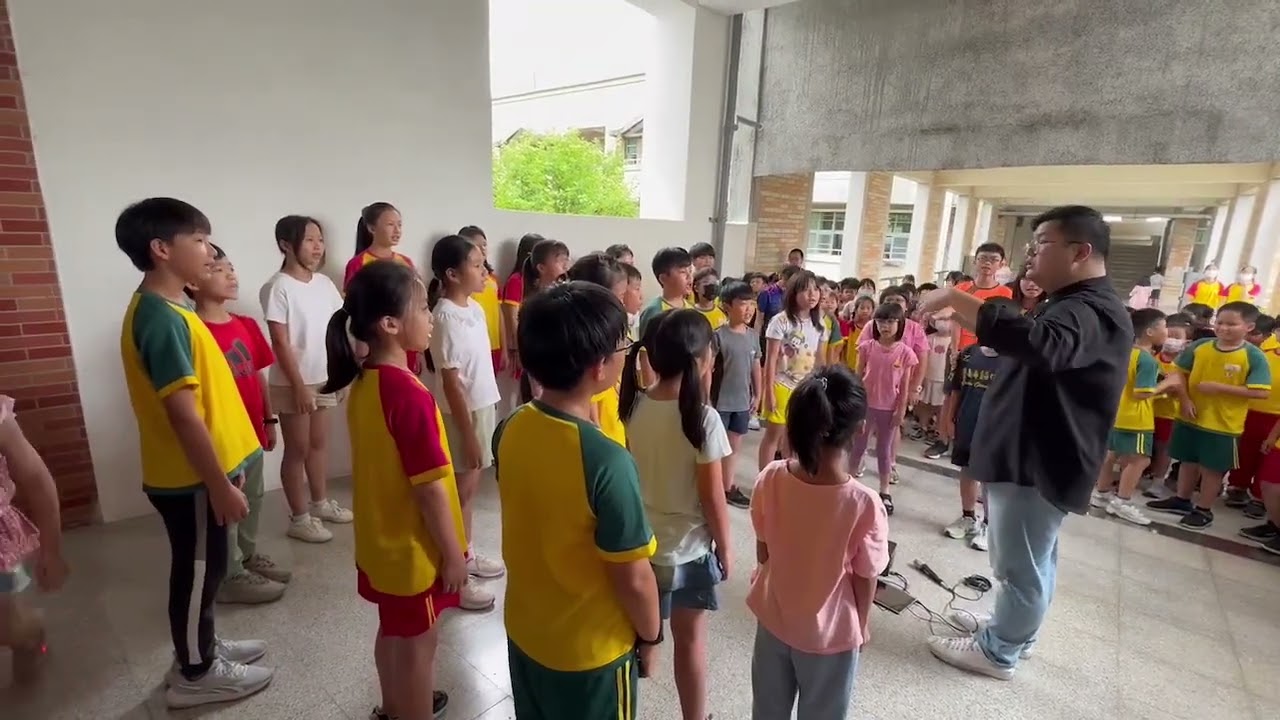 合唱團兒童歌謠賽前快閃表演-歸仁