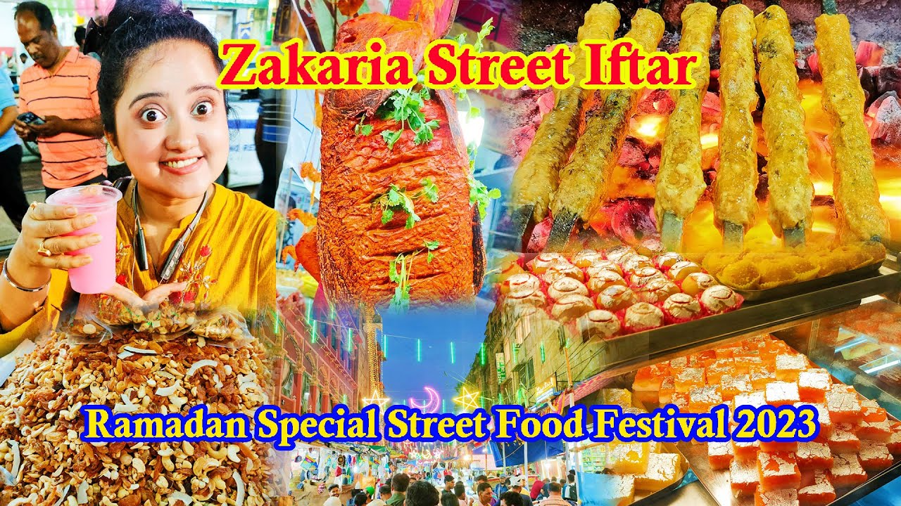 Zakaria Street Ramzan Food Tour 2023❤️| Delhi 6,Taskeen,Adams,Al Baik  Best Street Food In Kolkata🔥|