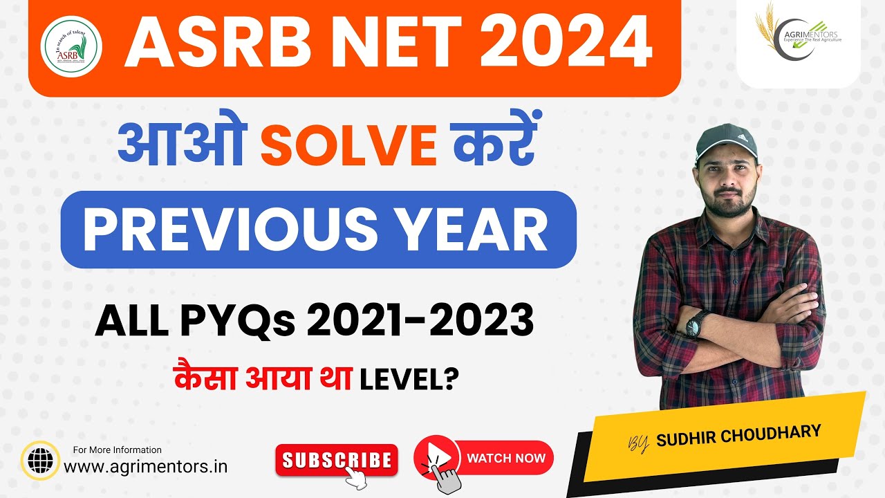ASRB NET Soil Science All PYQs