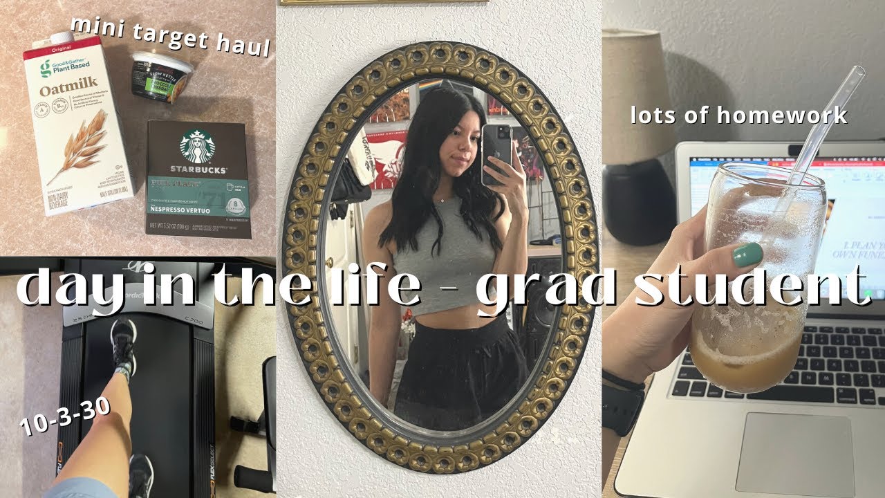 realistic, busy day as a grad student | planning my own funeral? master&rsquo;s in social work (MSW)