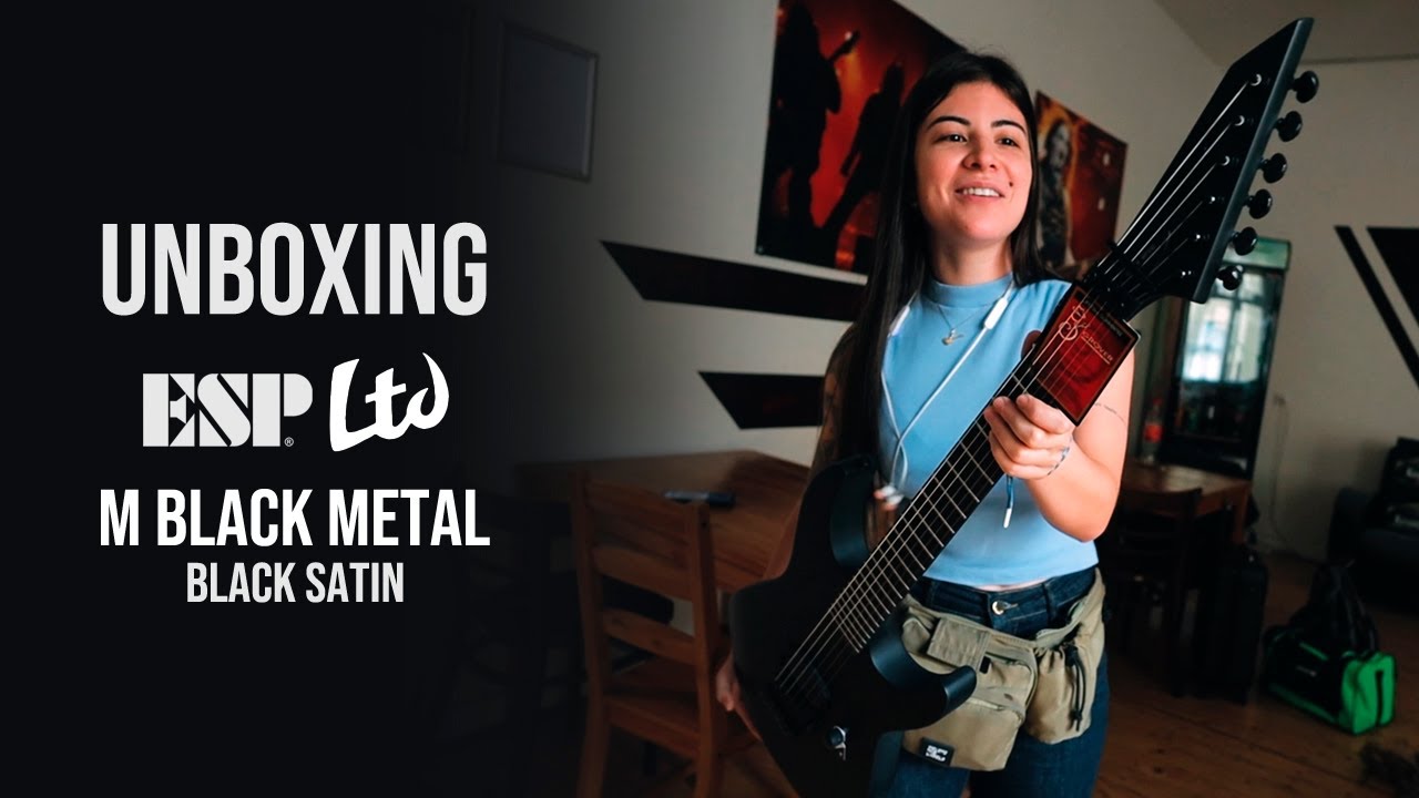 Unboxing LTD M Black Metal (Jéssica di Falchi)