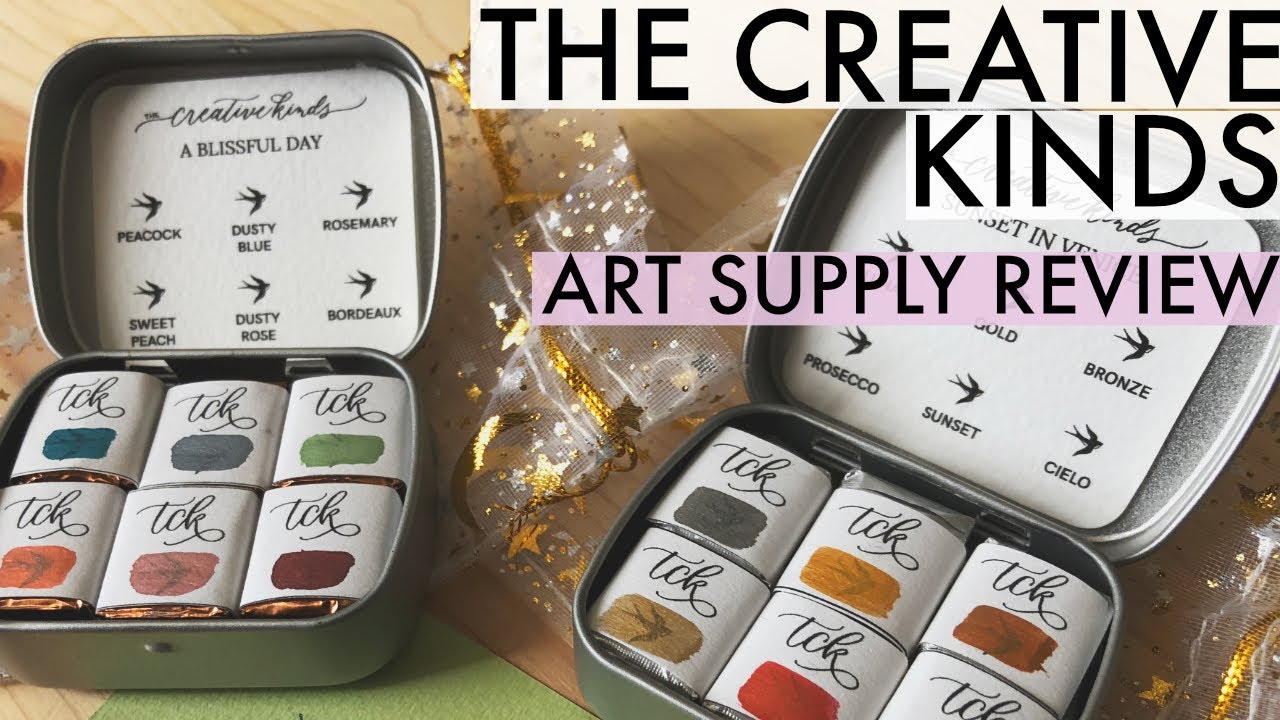 The Creative Kinds Handmade Metallic Watercolors | Art Supply Review