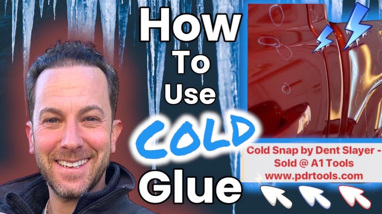 How To Use “Cold Glue” For Hail Damage “Paintless Dent” Removal