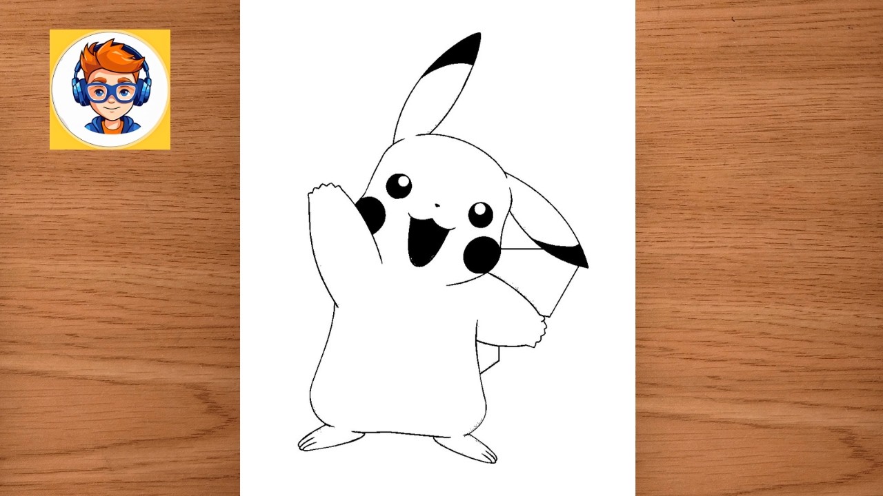 How To draw Pikachu Drawing | Pikachu drawing From Pokémon | Easy Drawing