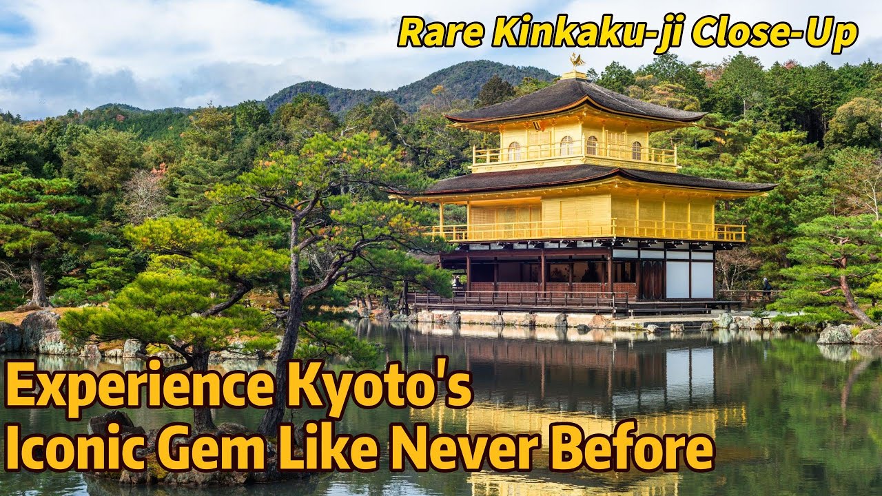 Japan Travel Vlog｜ Golden Pavilion Like Never Before: Rare Close-Up of Kinkaku-ji Without Crowds!｜4K