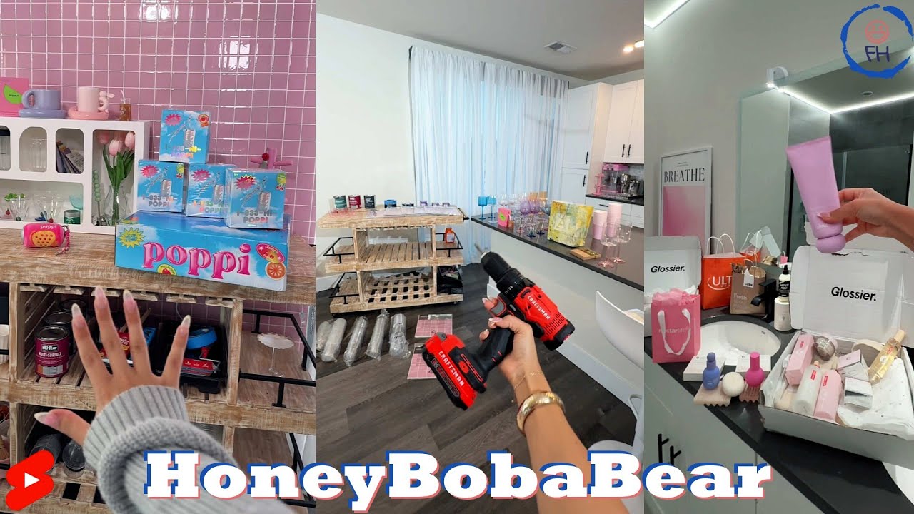 *1 HOUR*  HoneyBobaBear TikTok 2025 | Best Honey Boba Bear TikTok Cleaning #part3