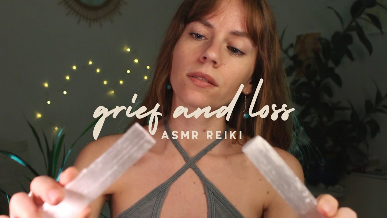 ASMR REIKI grieving the loss of a loved one | soothing hand movements, energy healing, soft spoken