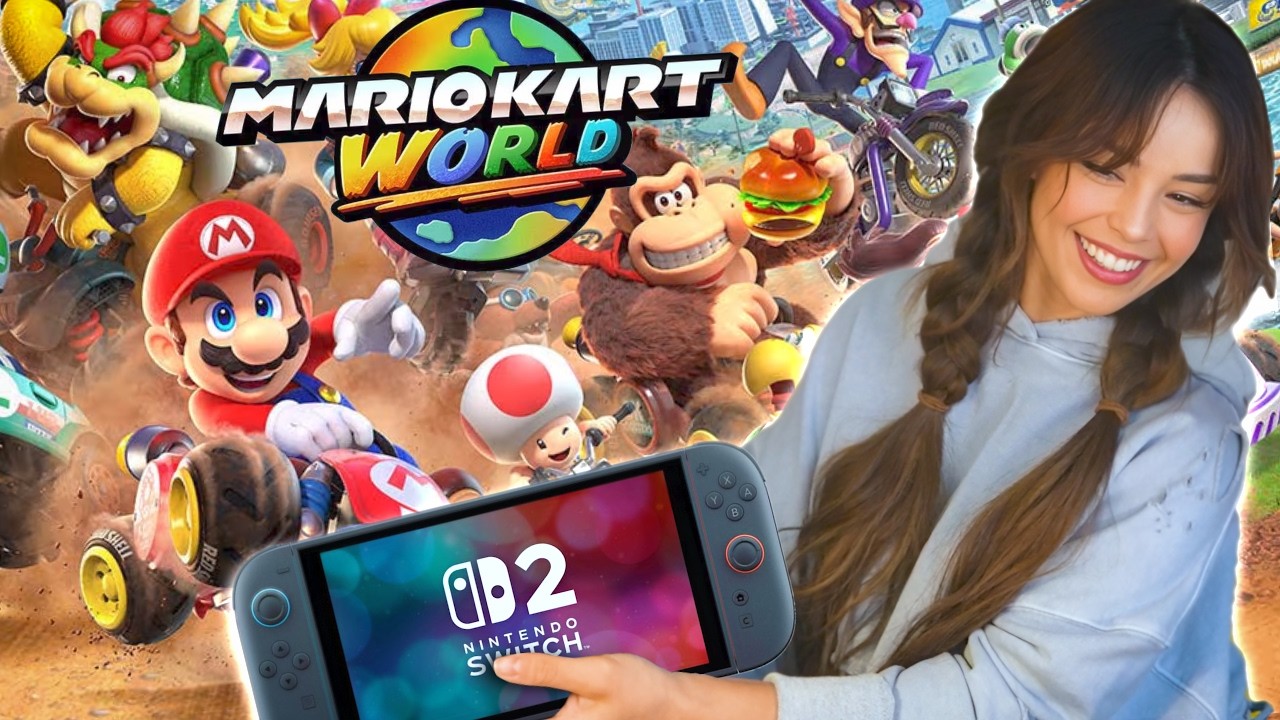 Mario Kart World with Nintendo Switch 2! (ft. CouRageJD)