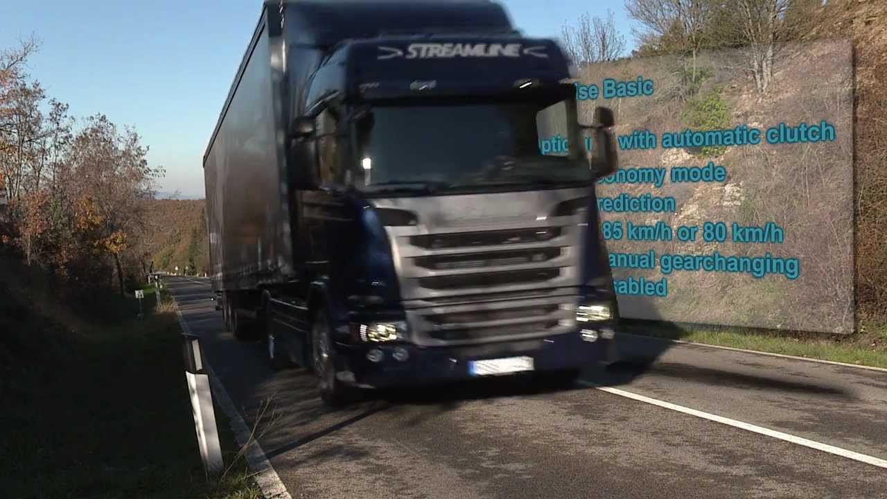 Scania Opticruise - performance modes