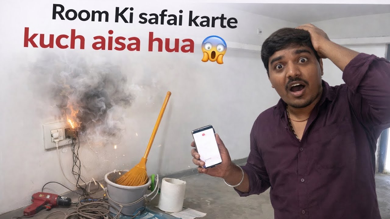 “Room Ki safai karte karte kuch aisa hua”🥺🤯DAY-8