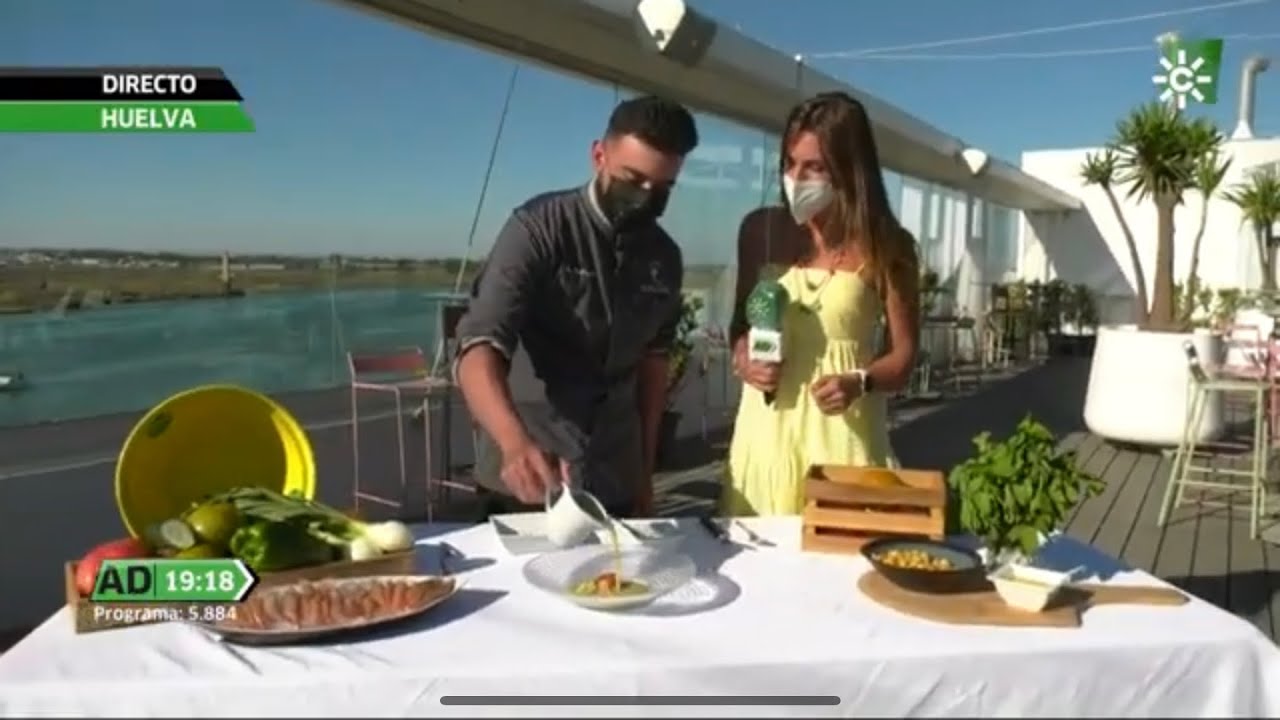 Restaurante Doña Lola. Andalucía Directo 30/6/21. Isla Cristina (Huelva).