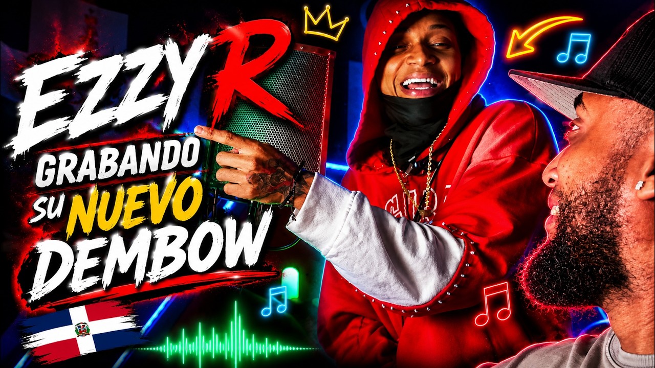 &iexcl;ESTO SE VA VIRAL! EZZY R GRABANDO SU NUEVA CANCI&Oacute;N