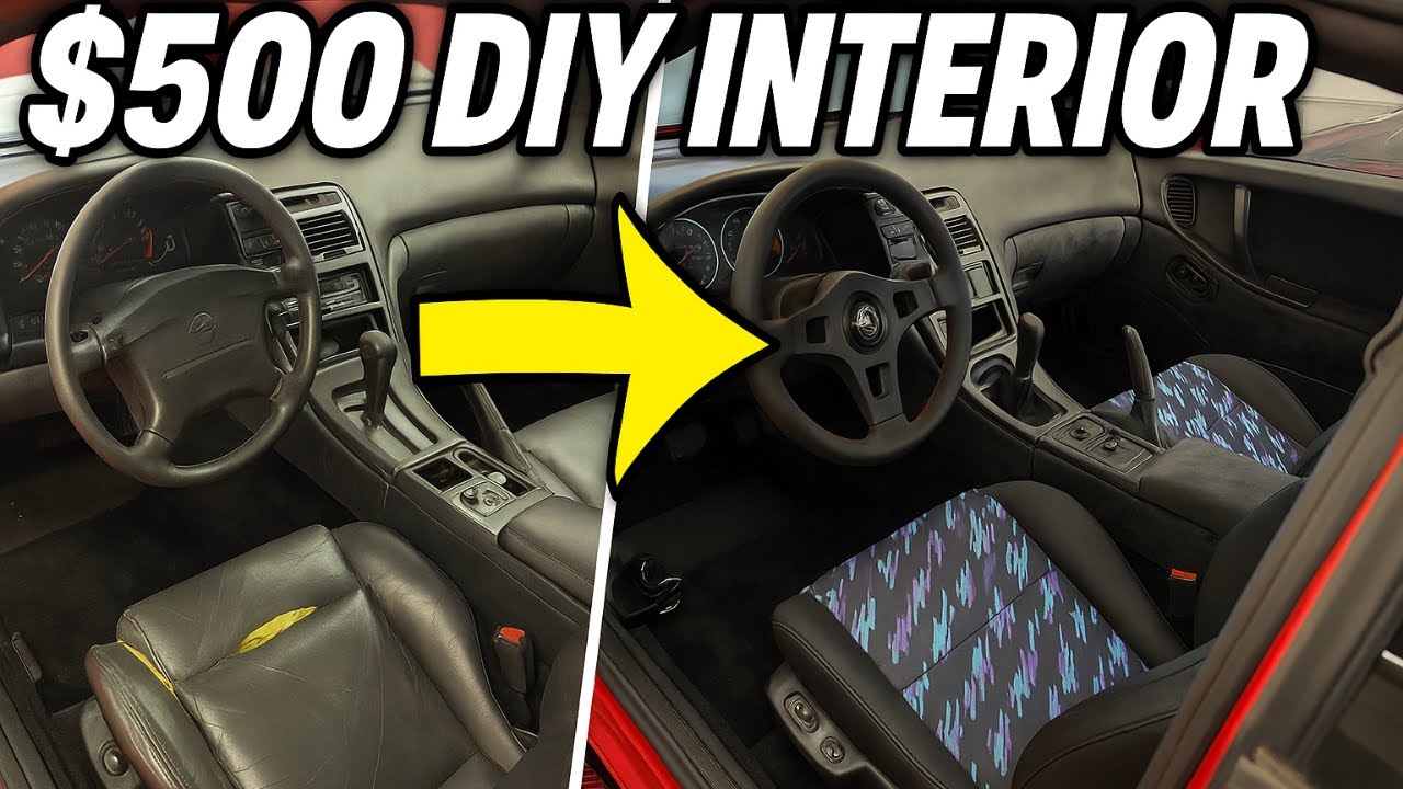 $500 DIY INTERIOR TRANSFORMATION - 300ZX TWIN TURBO BARN FIND BUILD PT 13