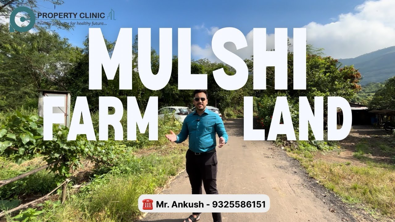 🌄 Dream Farm Land Near Mulshi! 🌄 | 20+ Acres Near Trikona Fort 🏞️