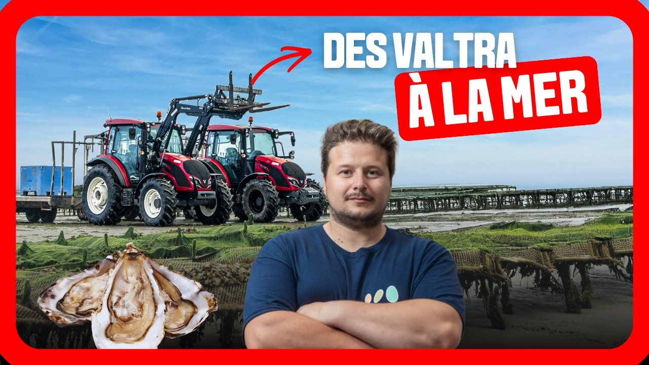 Des tracteurs dans l'eau salée ? L'entreprise SATMAR avec Valtra !
