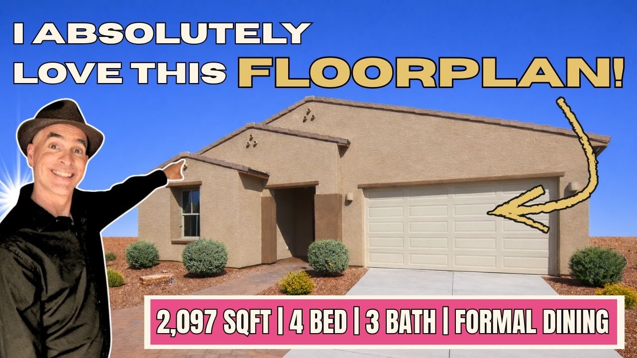 Touring the Palo Verde by @MeritageHomes | 2.900+ sqft | Madera Highlands, Sahuarita AZ (Tucson)