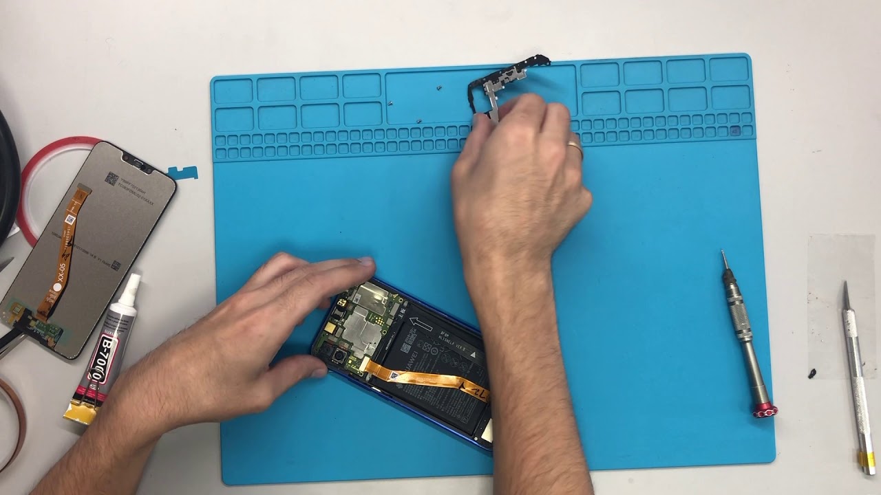 Замена дисплея Huawei Nova 3i / Huawei Nova 3i display glass replacement